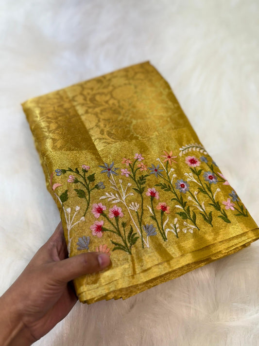 Banarasi Soft Tissue Silk Saree-BTSGEM01