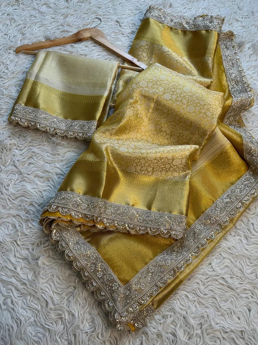 Banarasi Handloom Kanchipuram Silk Saree - BHKSG01