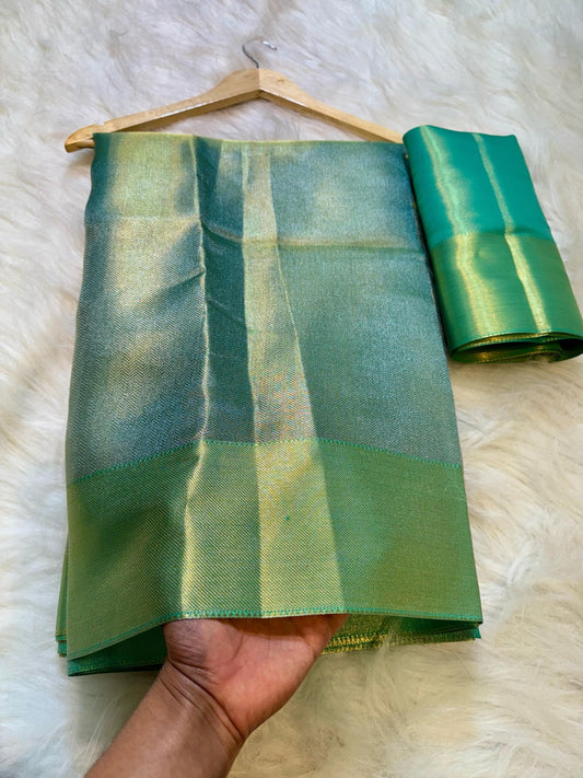 Banarasi Soft Tissue Silk Saree - BSTGB01