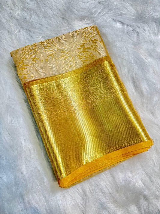 Banarasi Soft Kanchipuram Saree- BKKBGY1