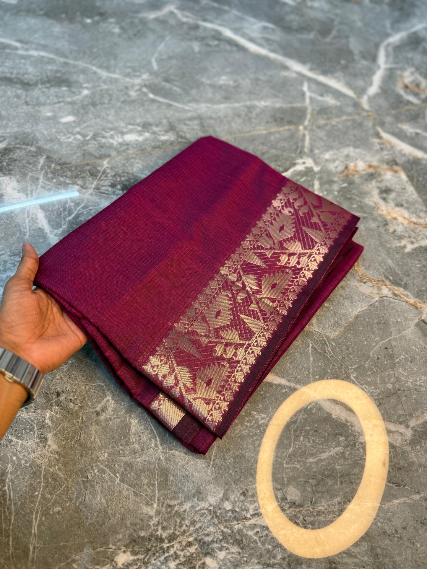 Banarasi Cotton Silk Saree - BCSTBSP08