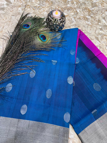 Uppada Silk Saree with Dollar Buta BAF303