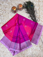 Uppada Silk Saree with Dollar Buta  BAF304