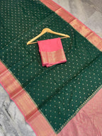 Banarasi Rim Jhim Silk Saree - BARJG01