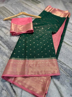 Banarasi Rim Jhim Silk Saree - BARJG01