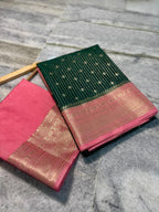 Banarasi Rim Jhim Silk Saree - BARJG01