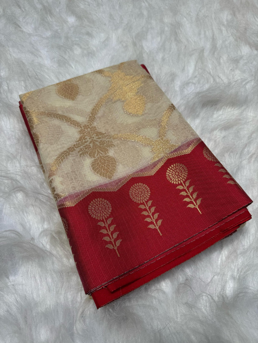 Banarasi Kota Check Silk Saree-BKTCR01