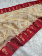 Banarasi Kota Check Silk Saree-BKTCR01