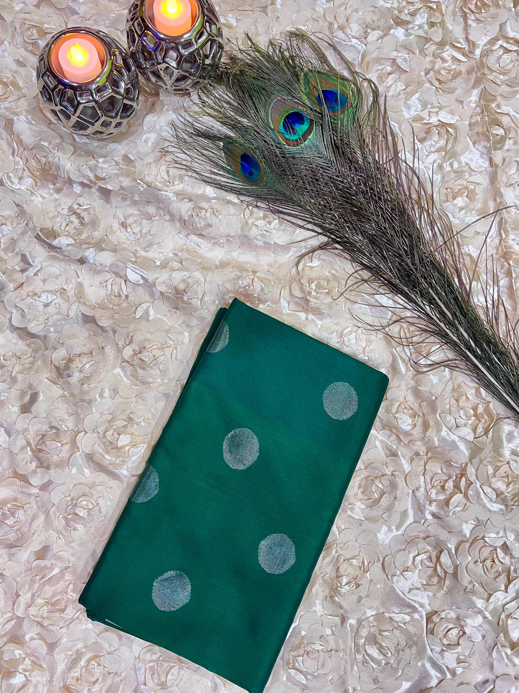 Uppada Silk Saree with Dollar Buta BAT302