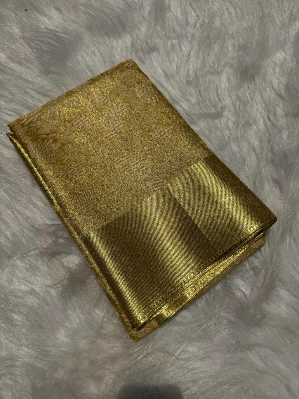 Banarasi Tissue Silk Saree-BTSGLD01