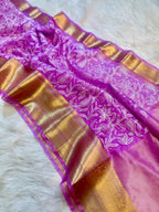 Banarasi Soft Silk Organza Saree-BORGCLG4