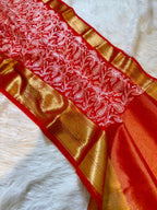 Banarasi Soft Silk Organza Saree-BORGCRG3