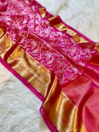 Banarasi Soft Silk Organza Saree-BORGCPG2