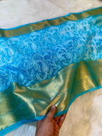 Banarasi Soft Silk Organza Saree-BORGCBG1