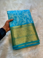 Banarasi Soft Silk Organza Saree-BORGCBG1