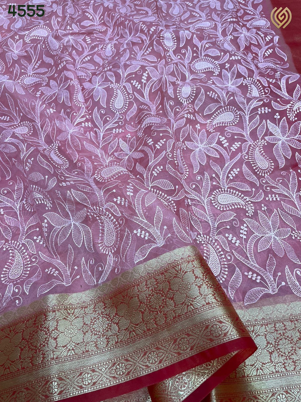 Banarasi Soft Silk Organza Saree-BORGCP04