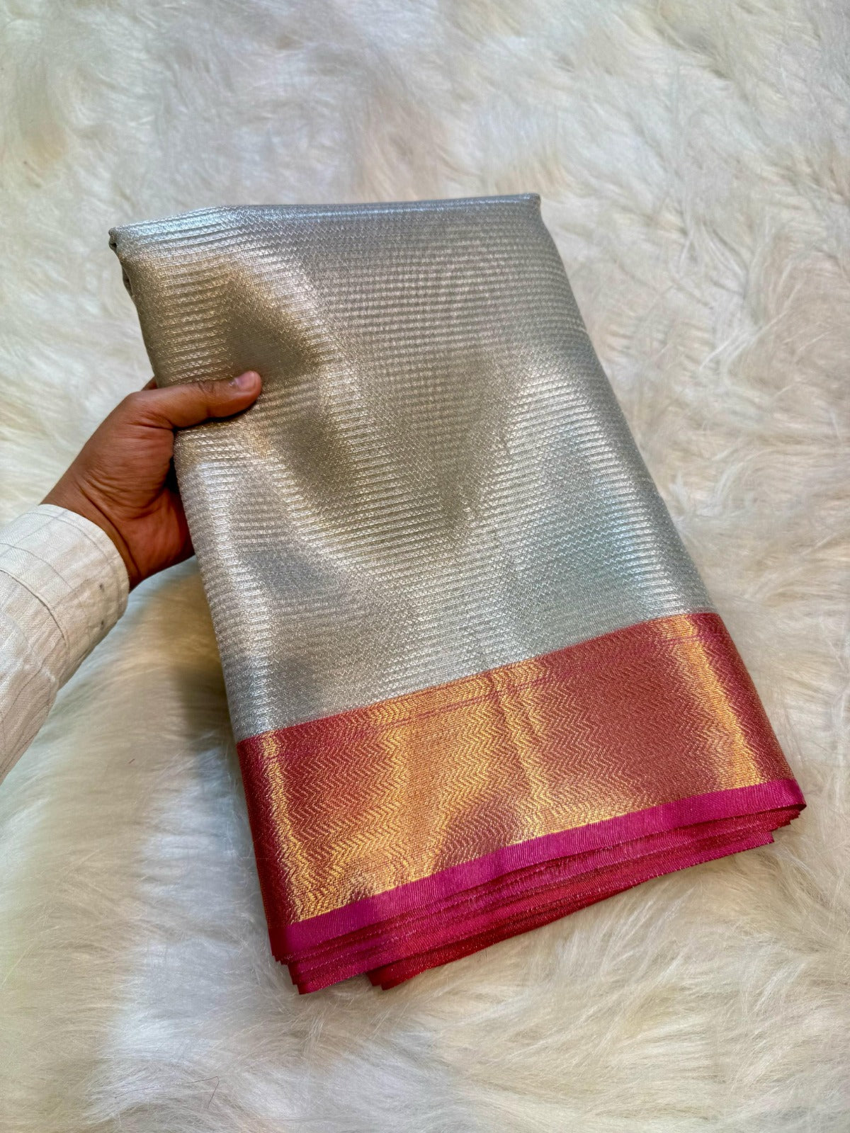 Banarasi Soft Tissue Silk Saree-BTSGRD02
