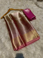 Banarasi Soft Tissue Silk Saree-BTSWNG01