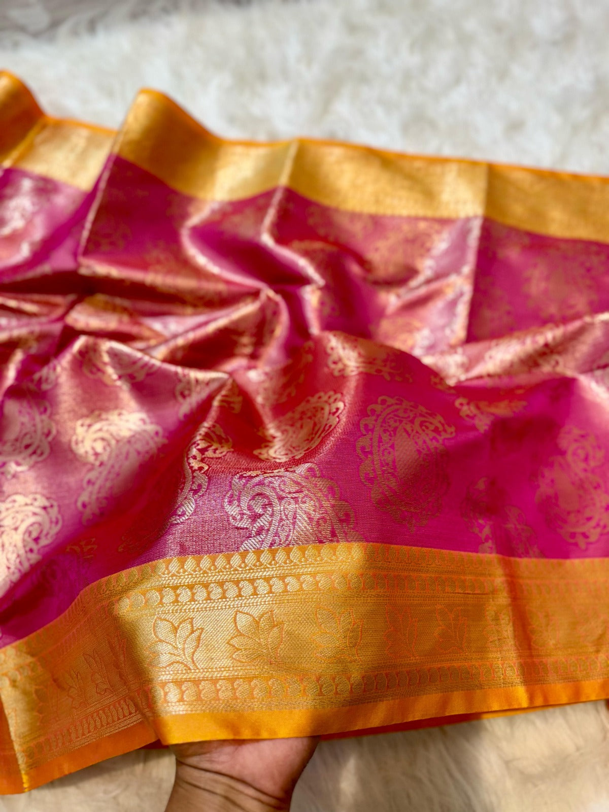 Banarasi Katan Tissue Silk Saree-BKTNPY01