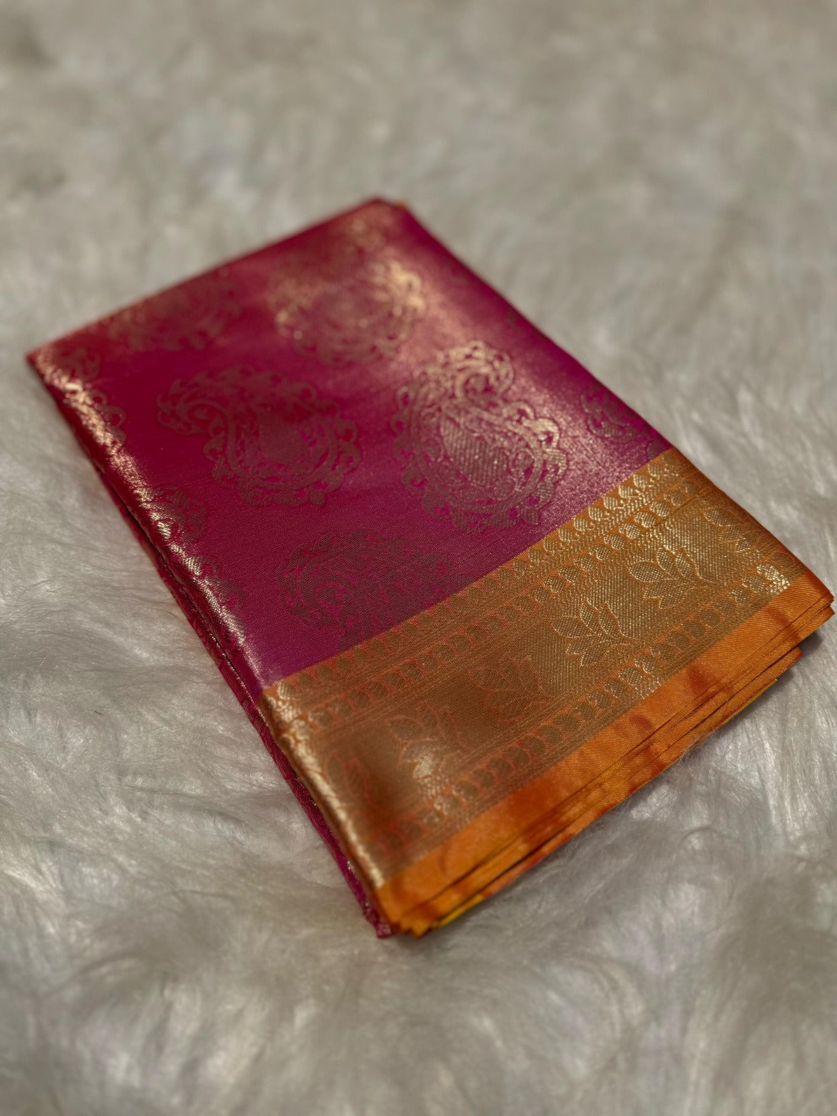 Banarasi Katan Tissue Silk Saree-BKTNPY01