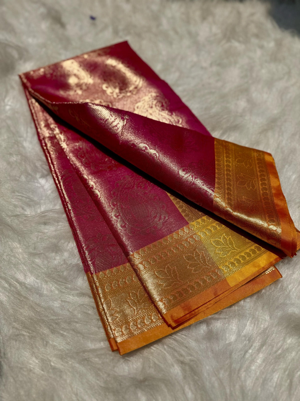 Banarasi Katan Tissue Silk Saree-BKTNPY01