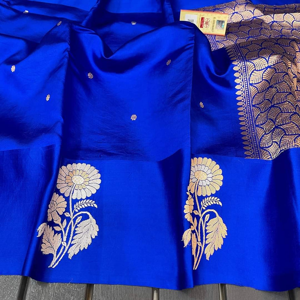 Banarasi Raw Mango Silk Saree-BMNGRB04