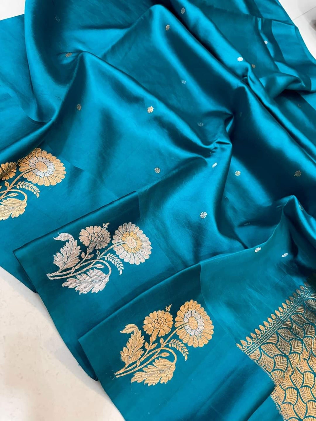 Banarasi Raw Mango Silk Saree-BMNGBL03