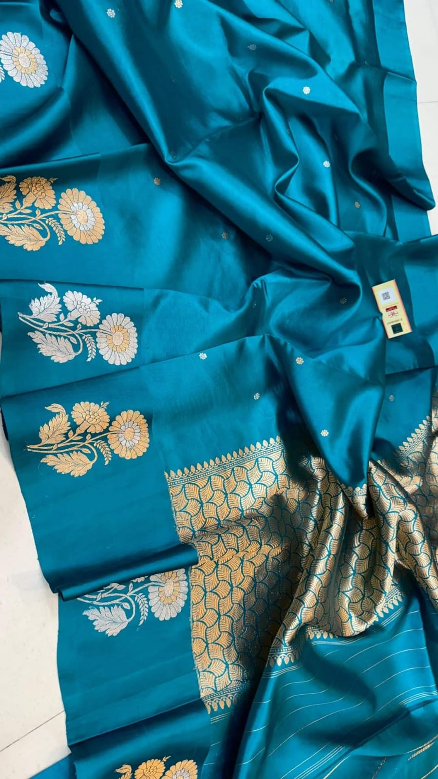 Banarasi Raw Mango Silk Saree-BMNGBL03