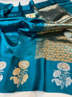 Banarasi Raw Mango Silk Saree-BMNGBL03