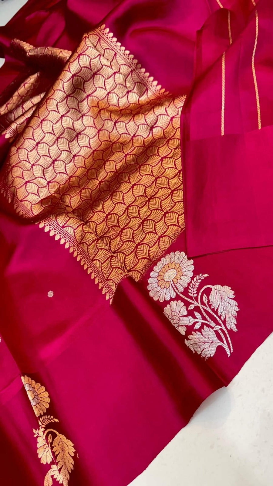 Banarasi Mango Silk Saree-BMNGRP02
