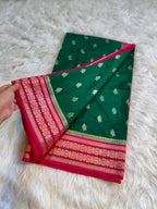 Banarasi Mulmul Silk Saree-BMLDG07