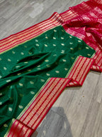 Banarasi Mulmul Silk Saree-BMLDG07