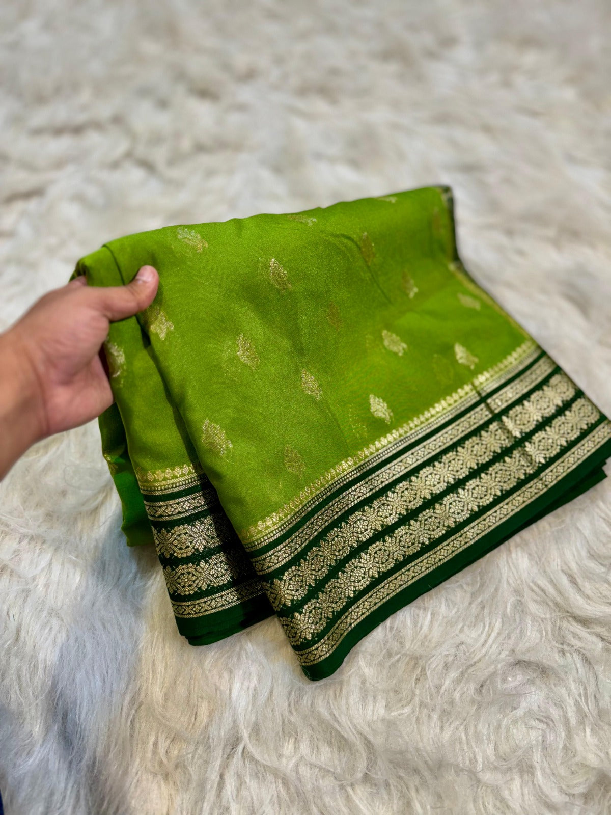 Banarasi Mulmul Silk Saree-BMLPG05