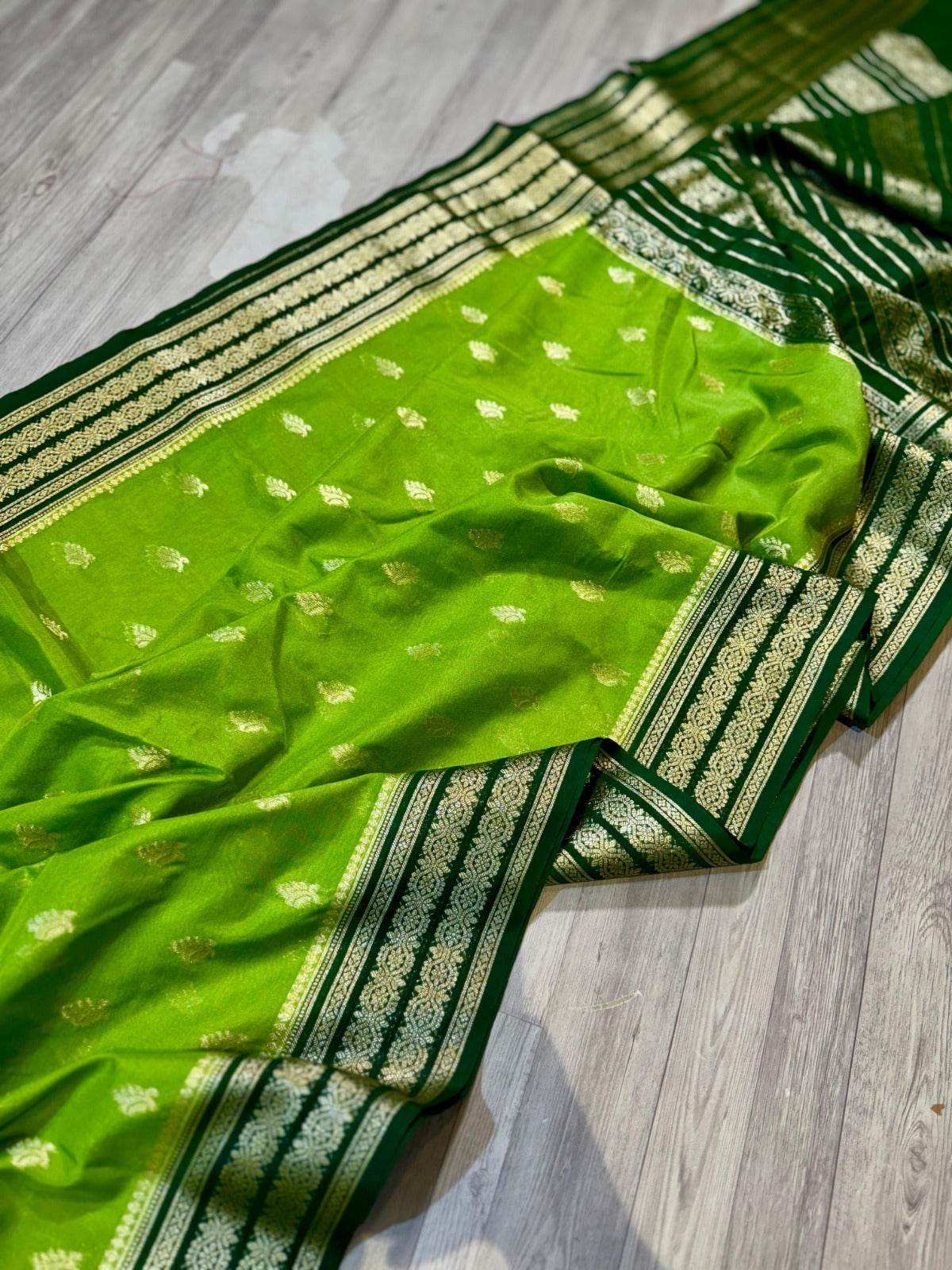 Banarasi Mulmul Silk Saree-BMLPG05