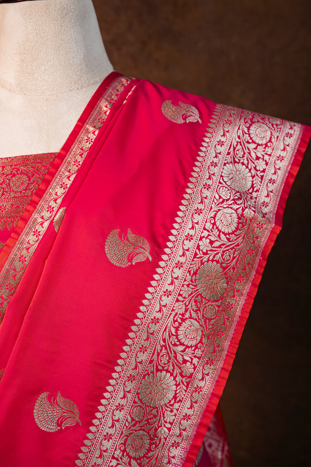 Banarasi Mashru Silk Saree - AMAS2307