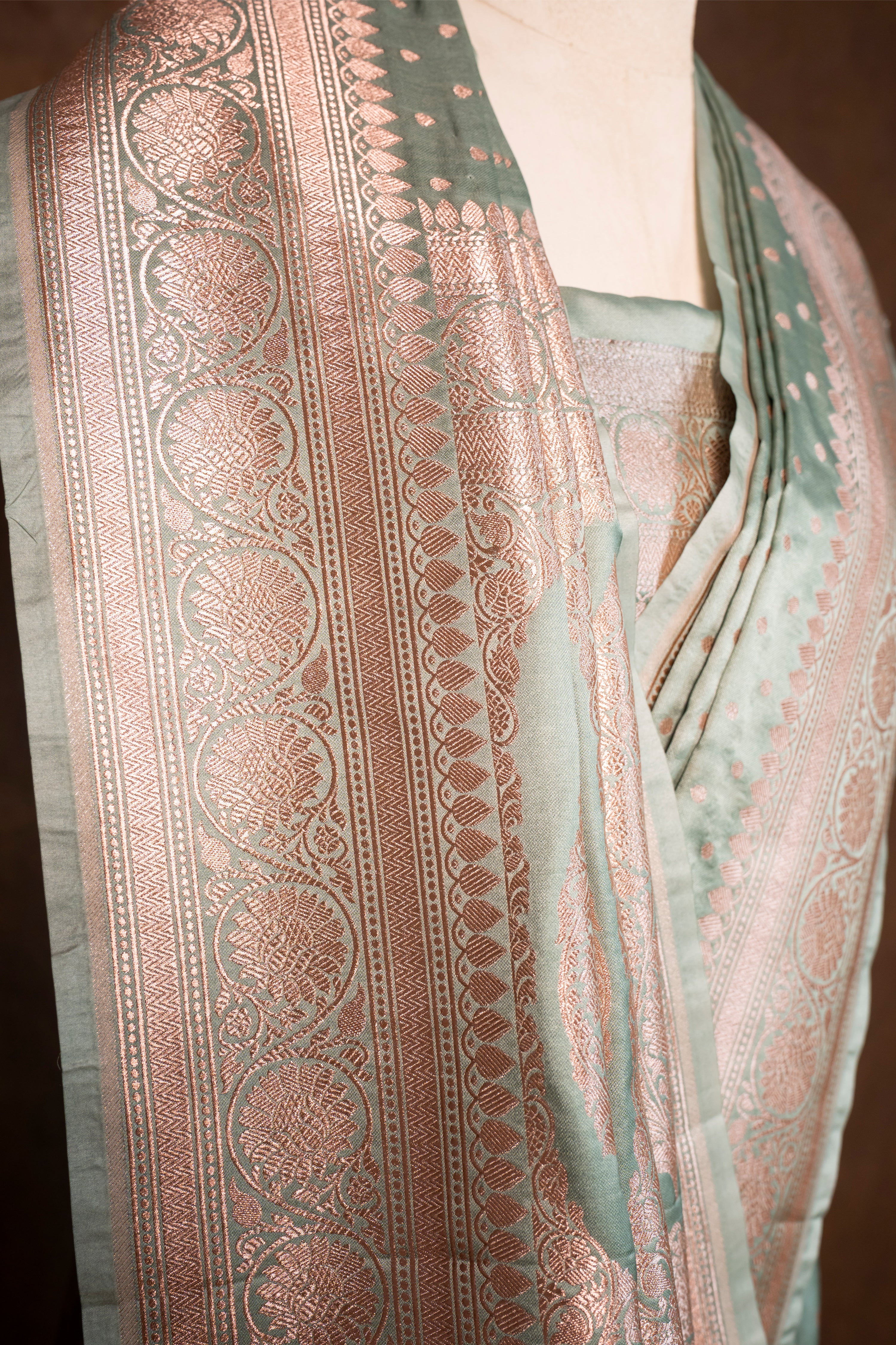 Banarasi Mashru Silk Saree - AMAS2609