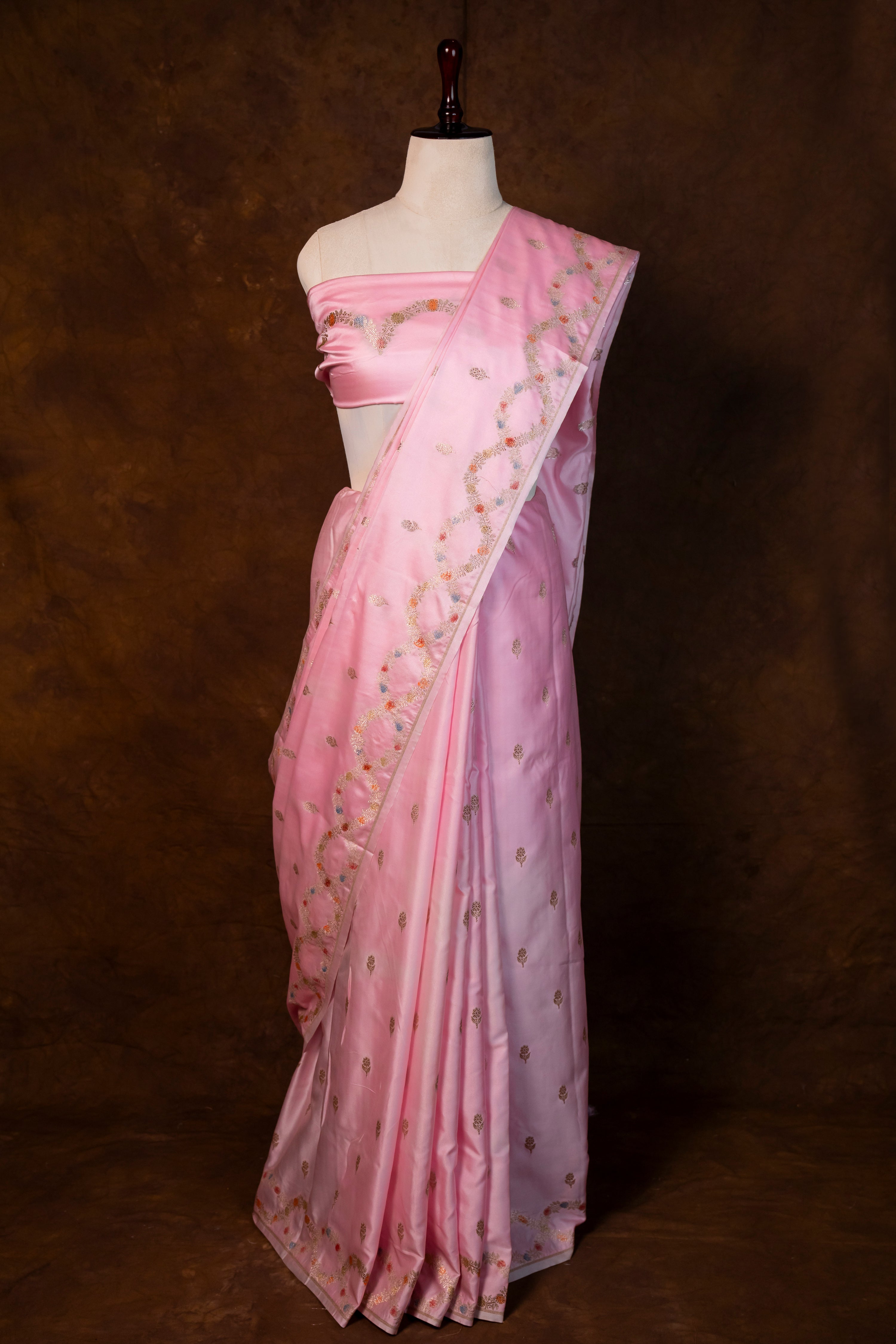 Banarasi Mashru Silk Saree - AMAS3013