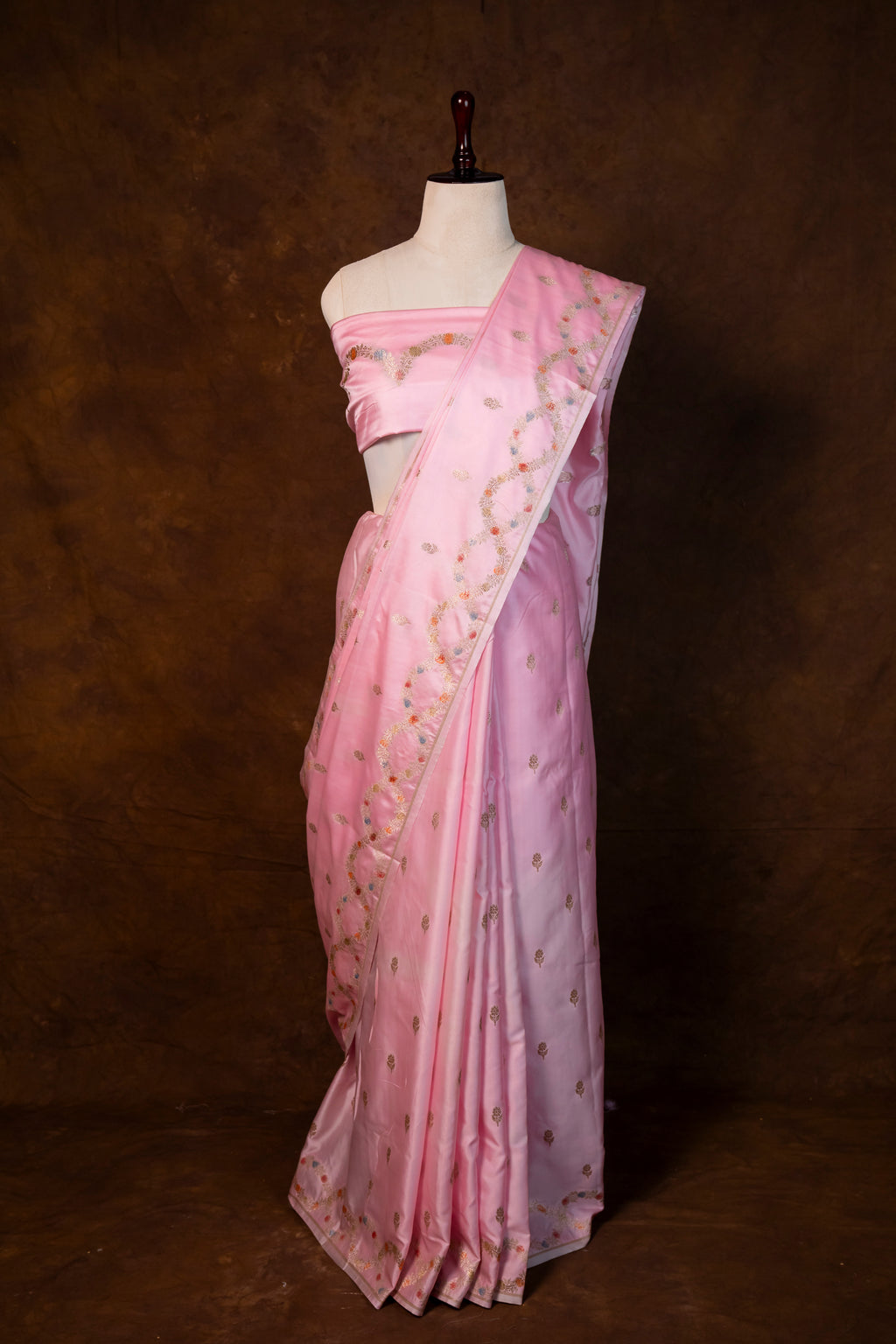 Banarasi Mashru Silk Saree - AMAS3013