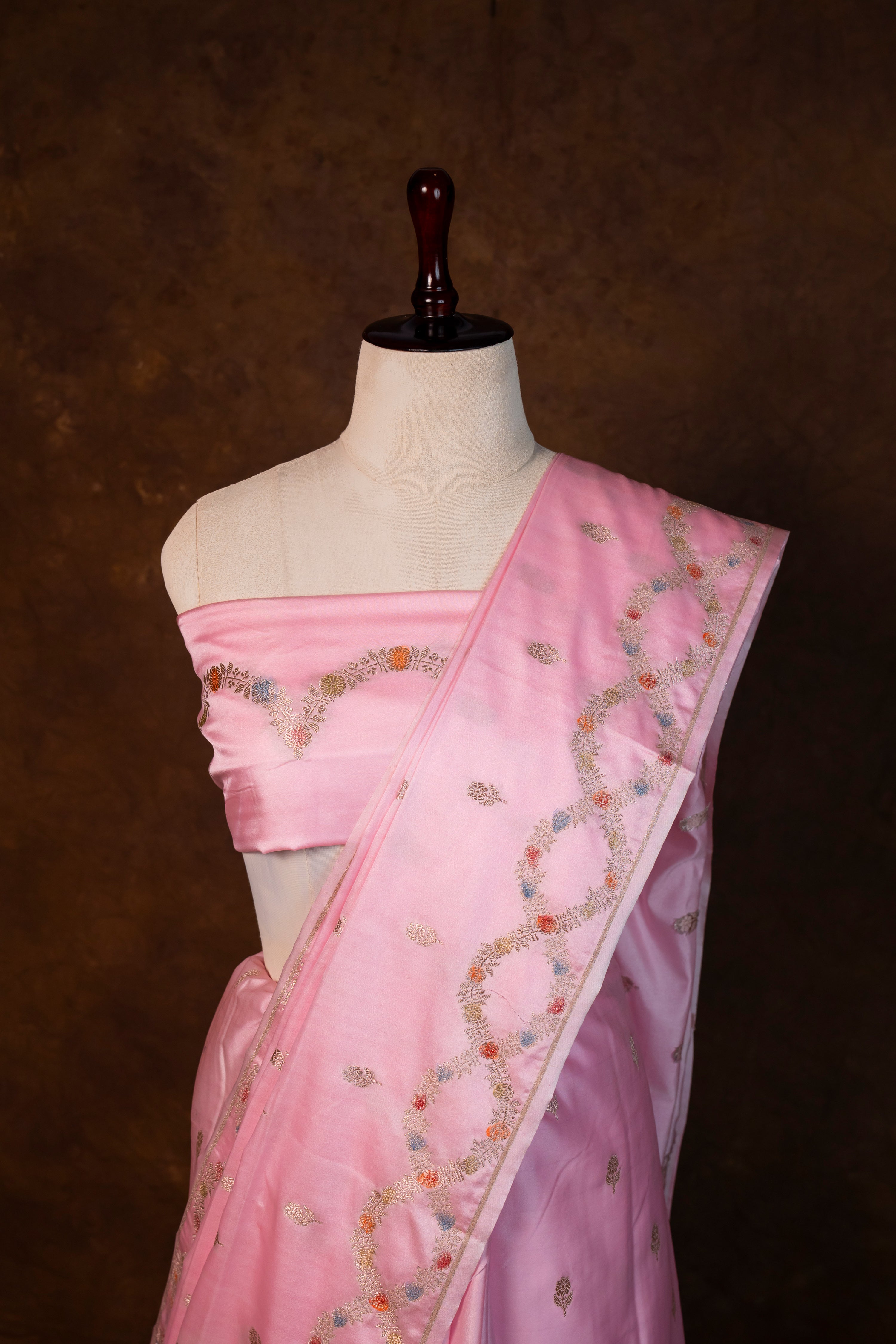 Banarasi Mashru Silk Saree - AMAS3013