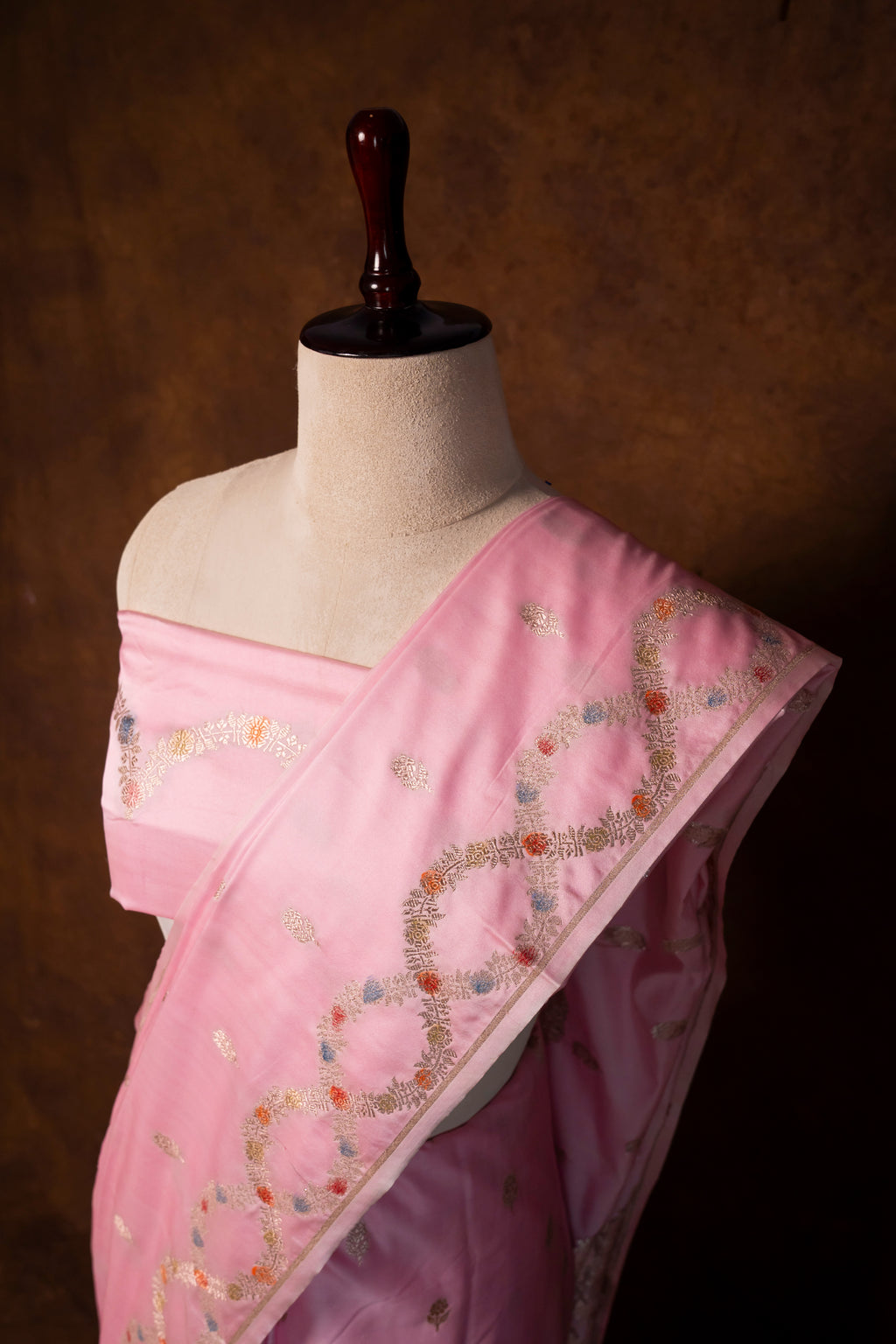 Banarasi Mashru Silk Saree - AMAS3013