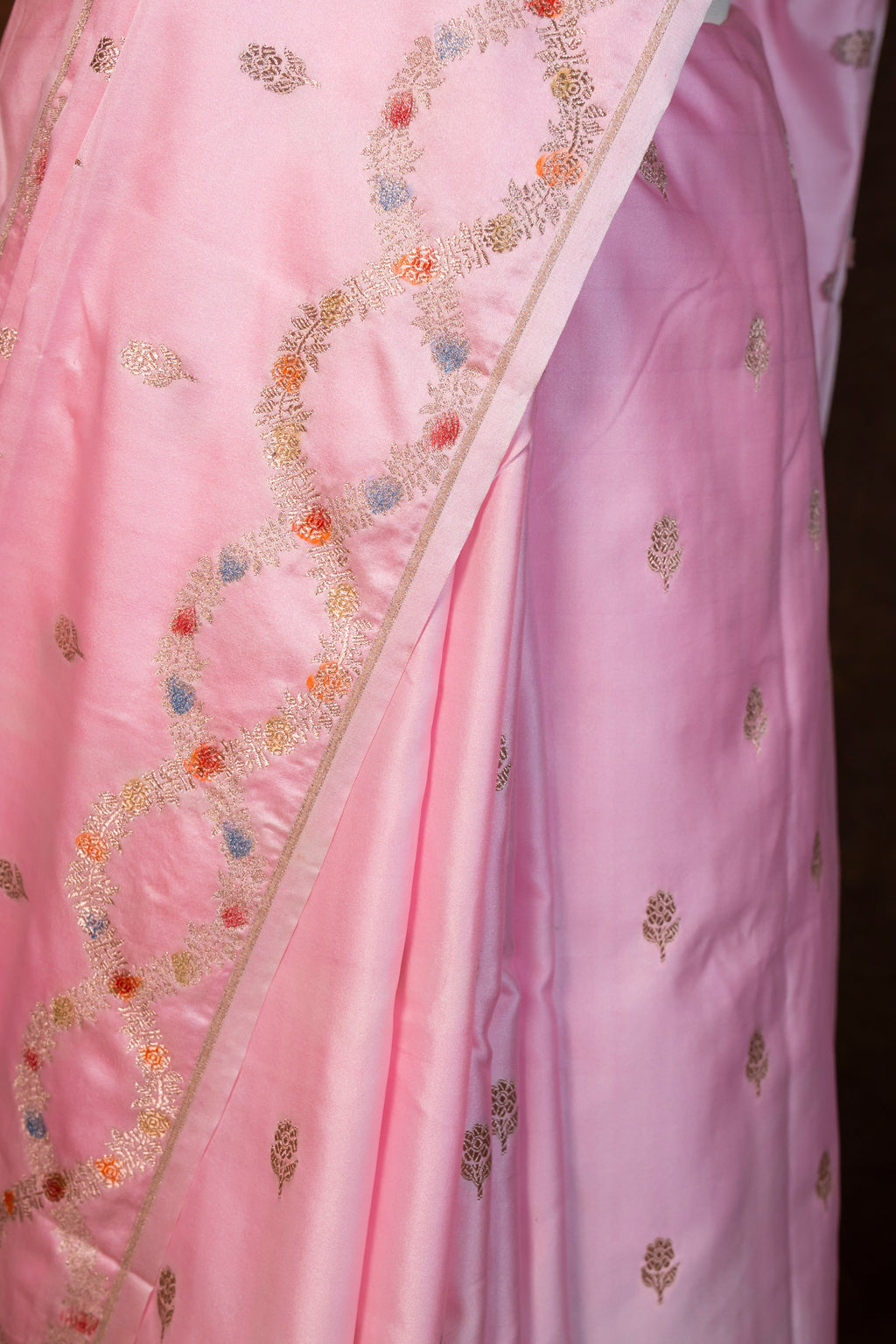 Banarasi Mashru Silk Saree - AMAS3013