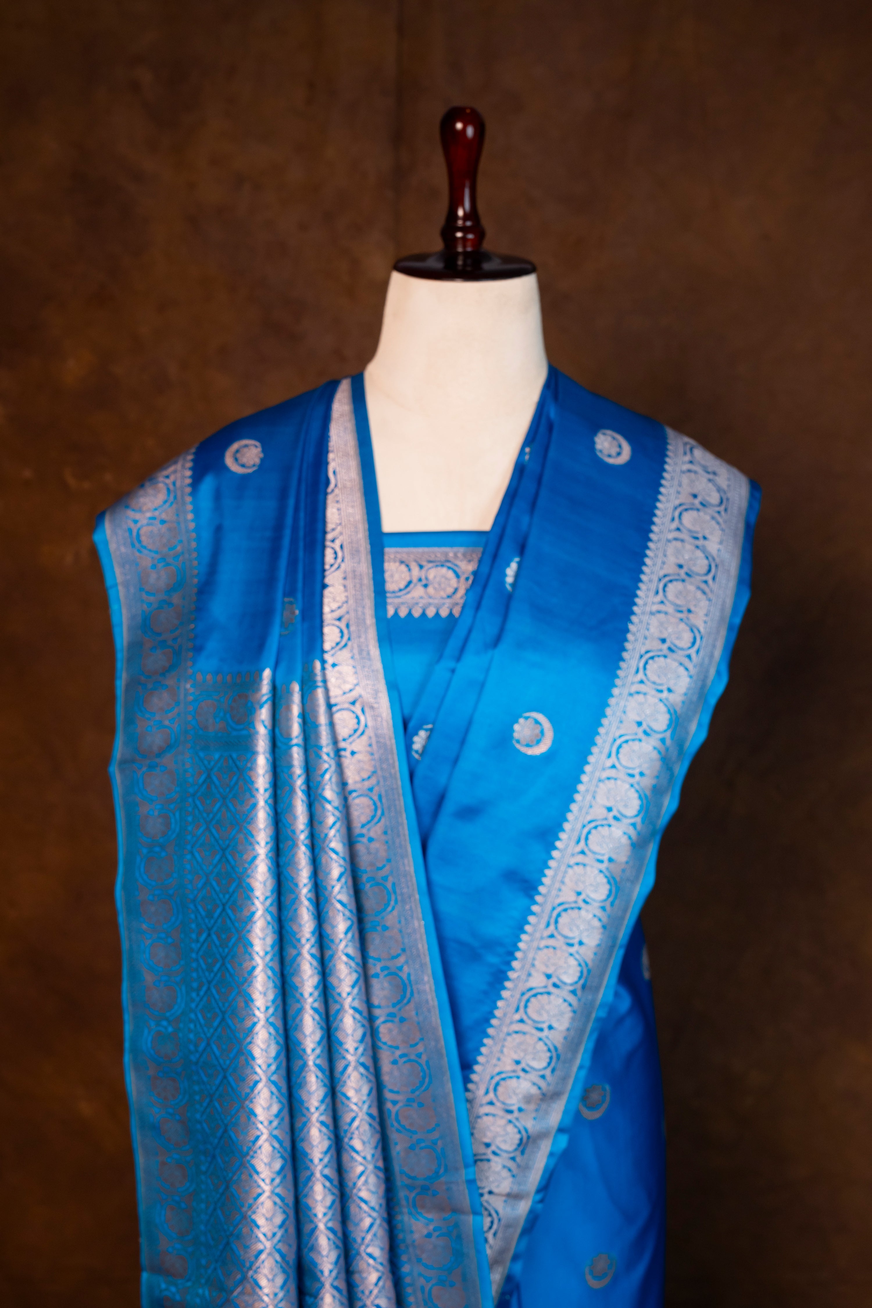 Banarasi Mashru Silk Saree - AMAS3418