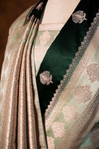 Banarasi Mashru Silk Saree - AMAS3721