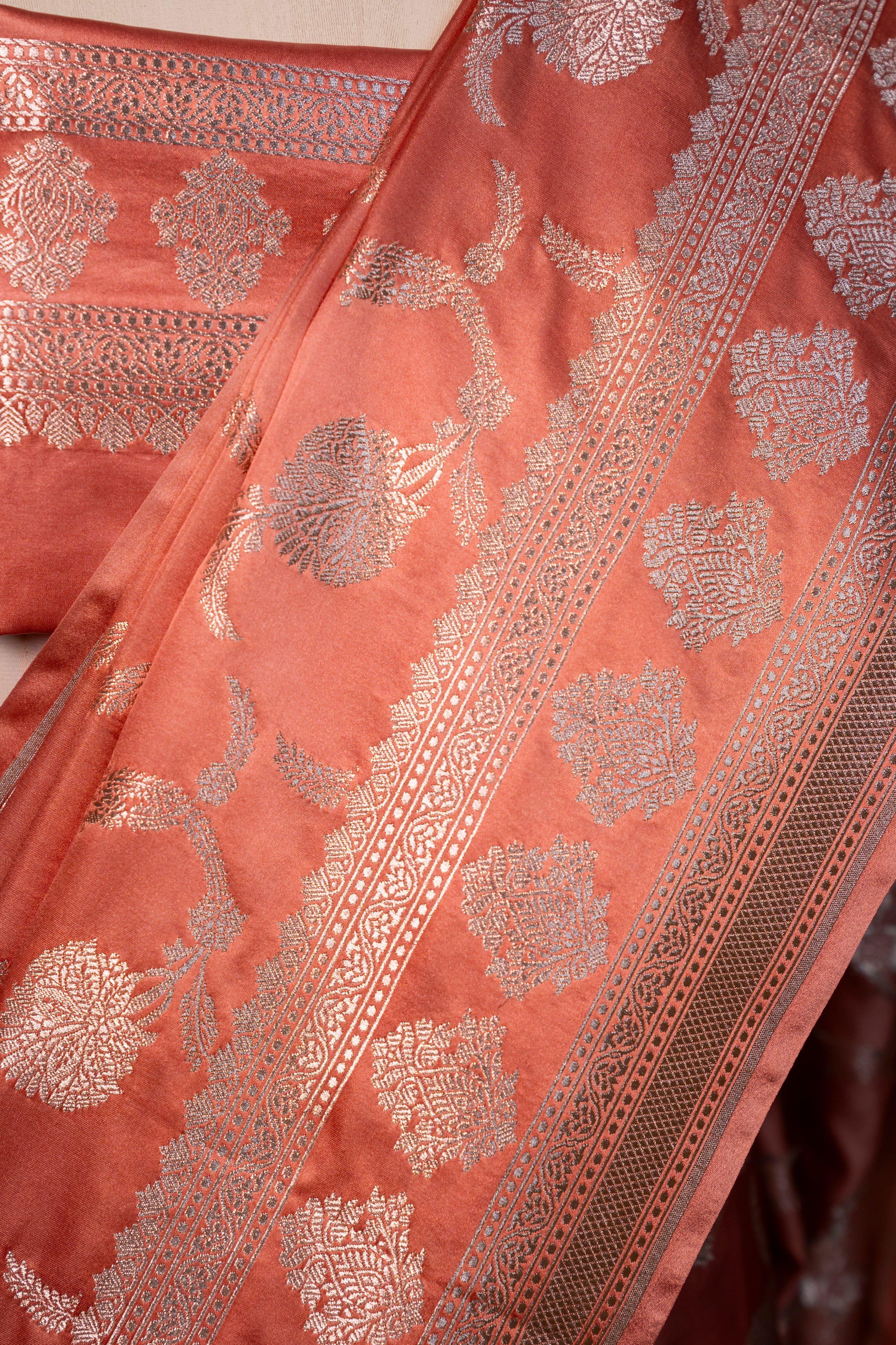 Banarasi Mashru Silk Saree - AMAS3822