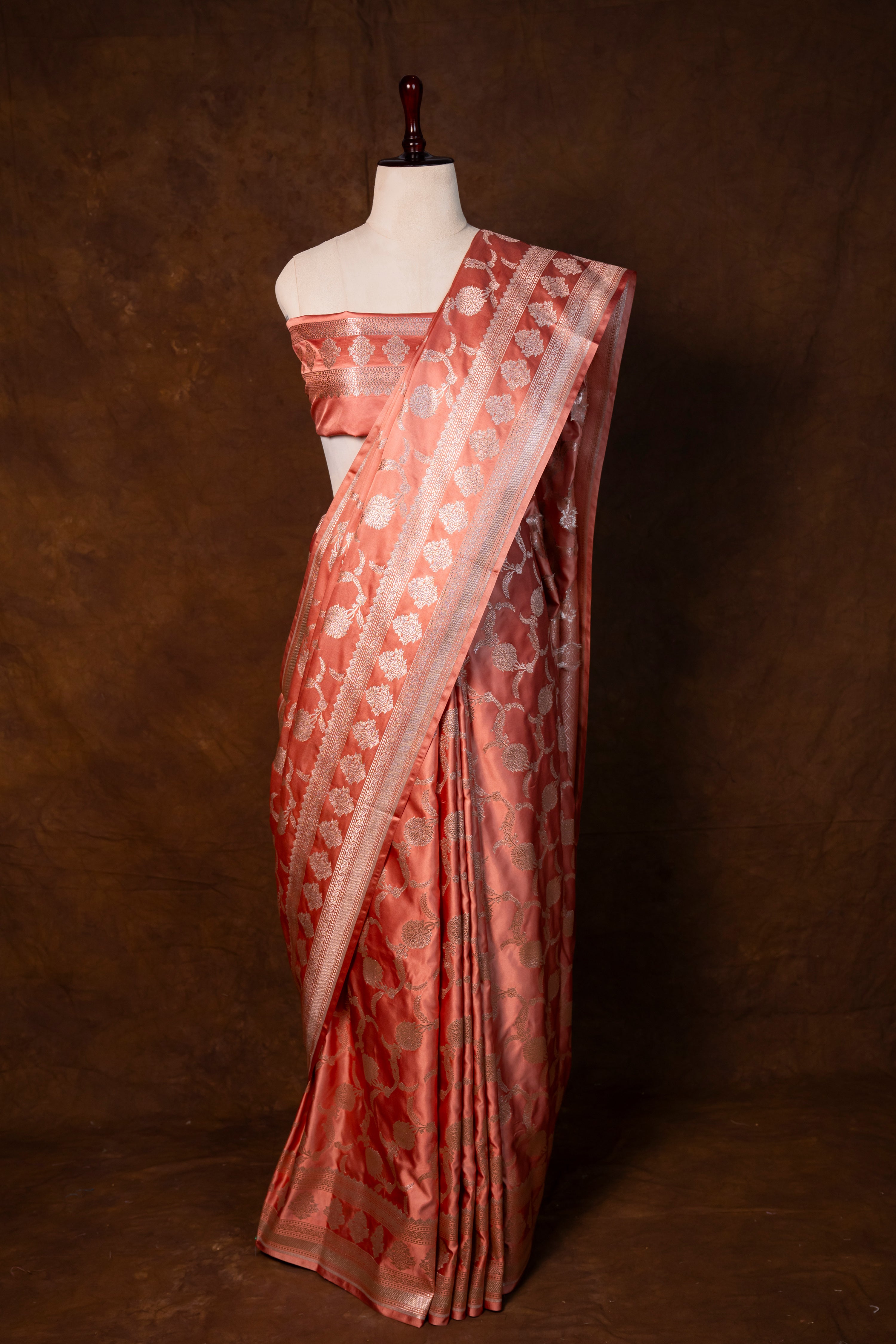 Banarasi Mashru Silk Saree - AMAS3822