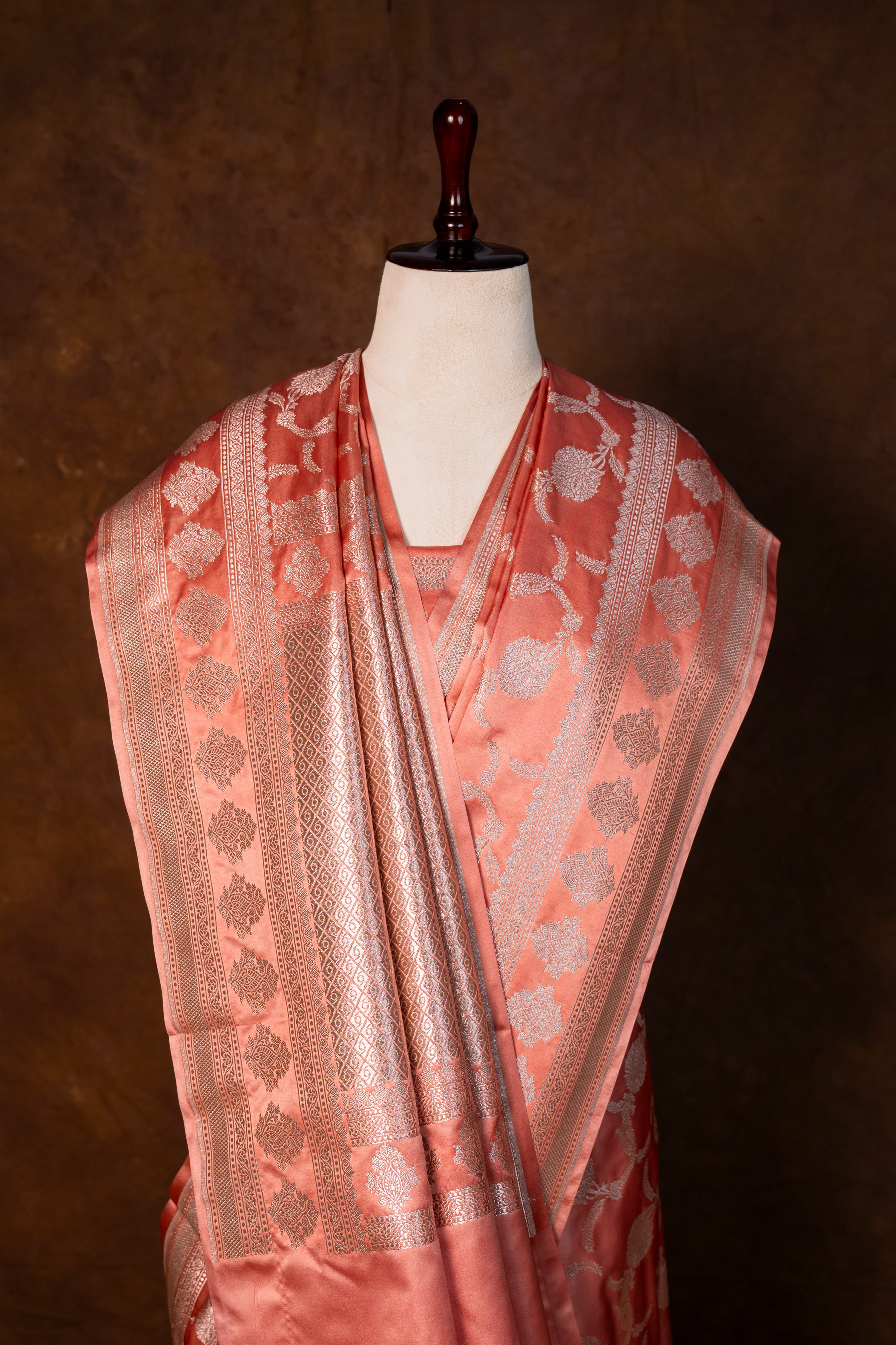 Banarasi Mashru Silk Saree - AMAS3822
