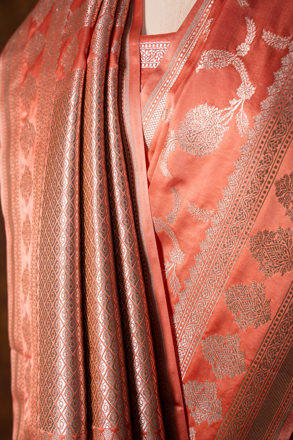 Banarasi Mashru Silk Saree - AMAS3822