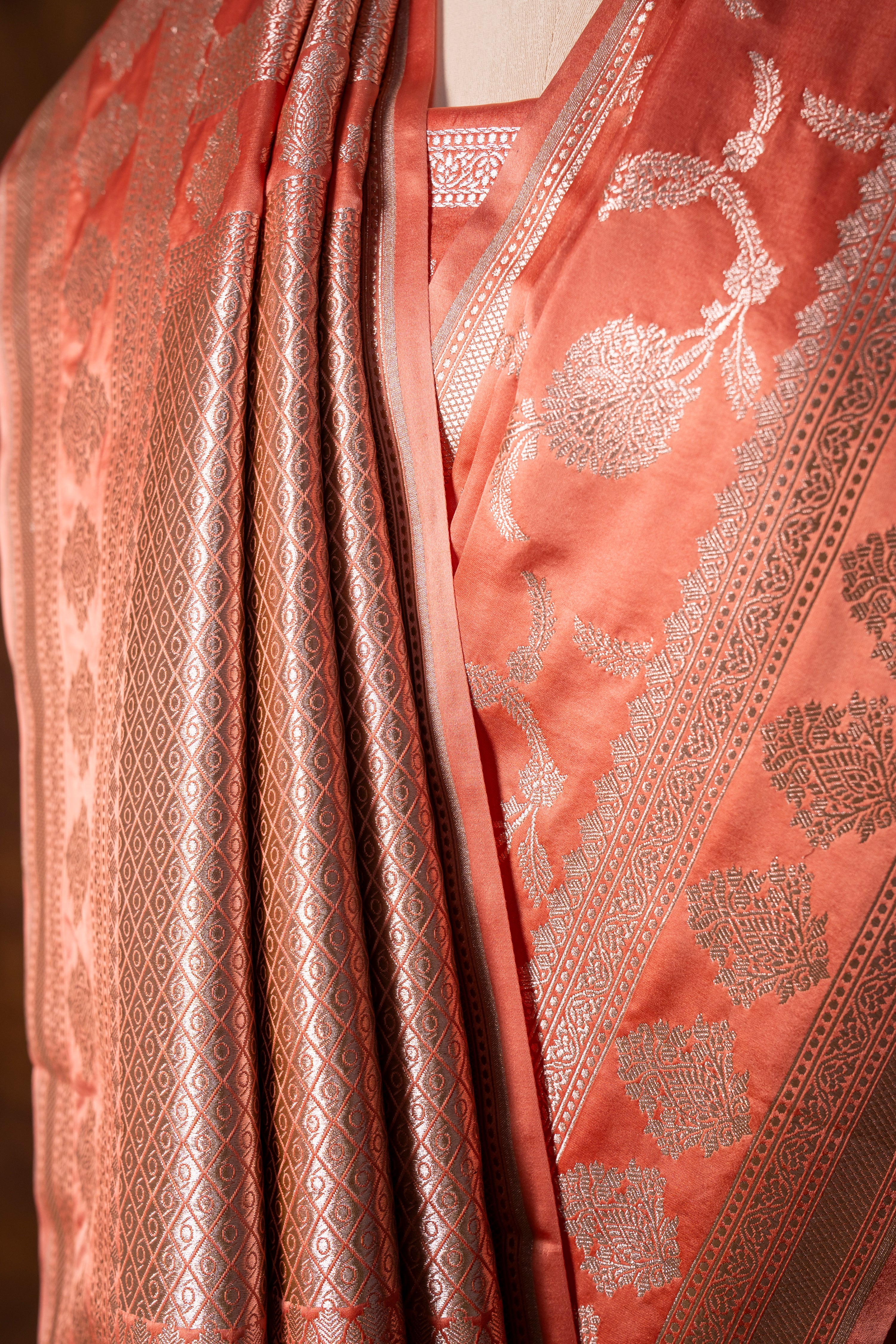 Banarasi Mashru Silk Saree - AMAS3822