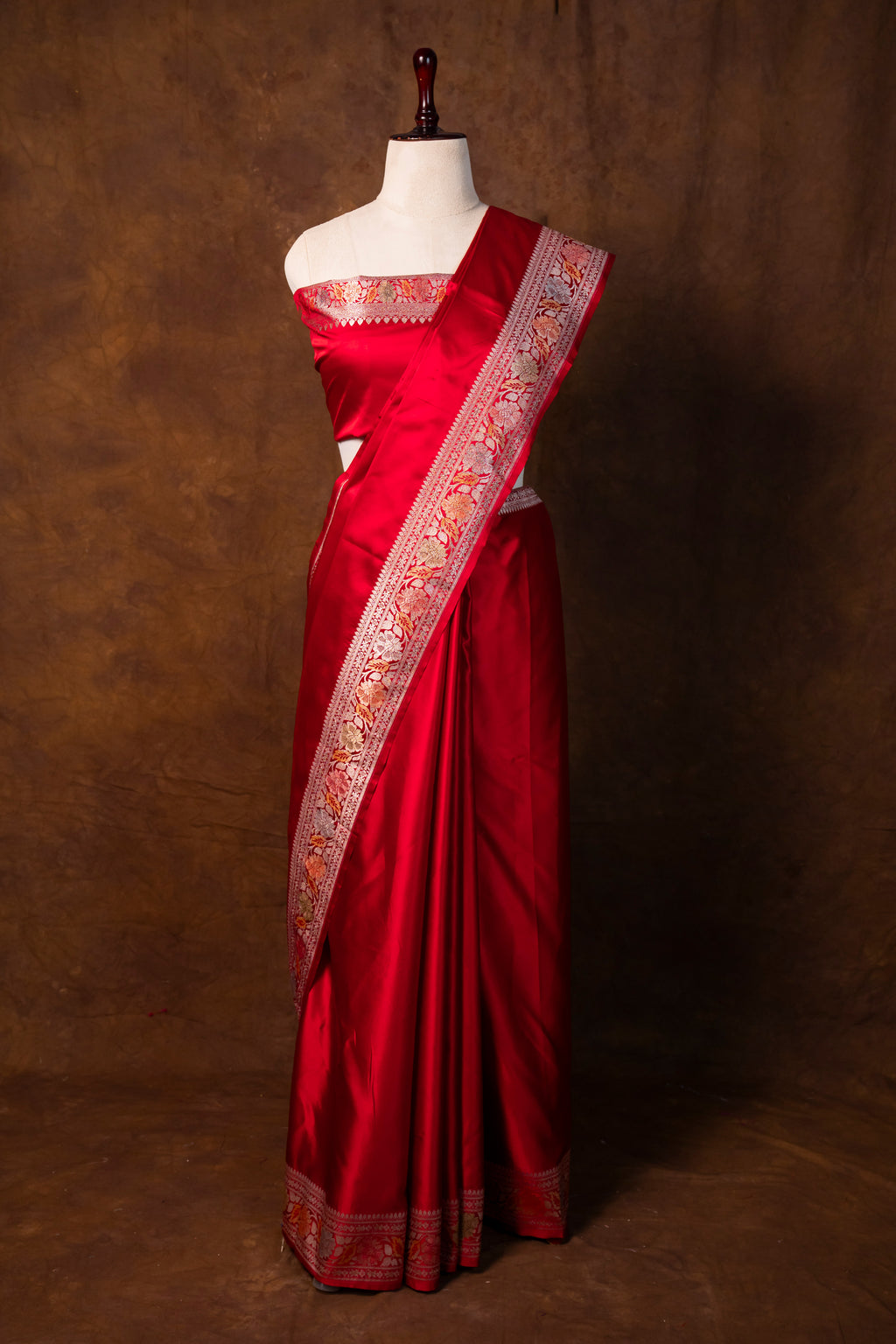 Banarasi Mashru Silk Saree - AMAS5134