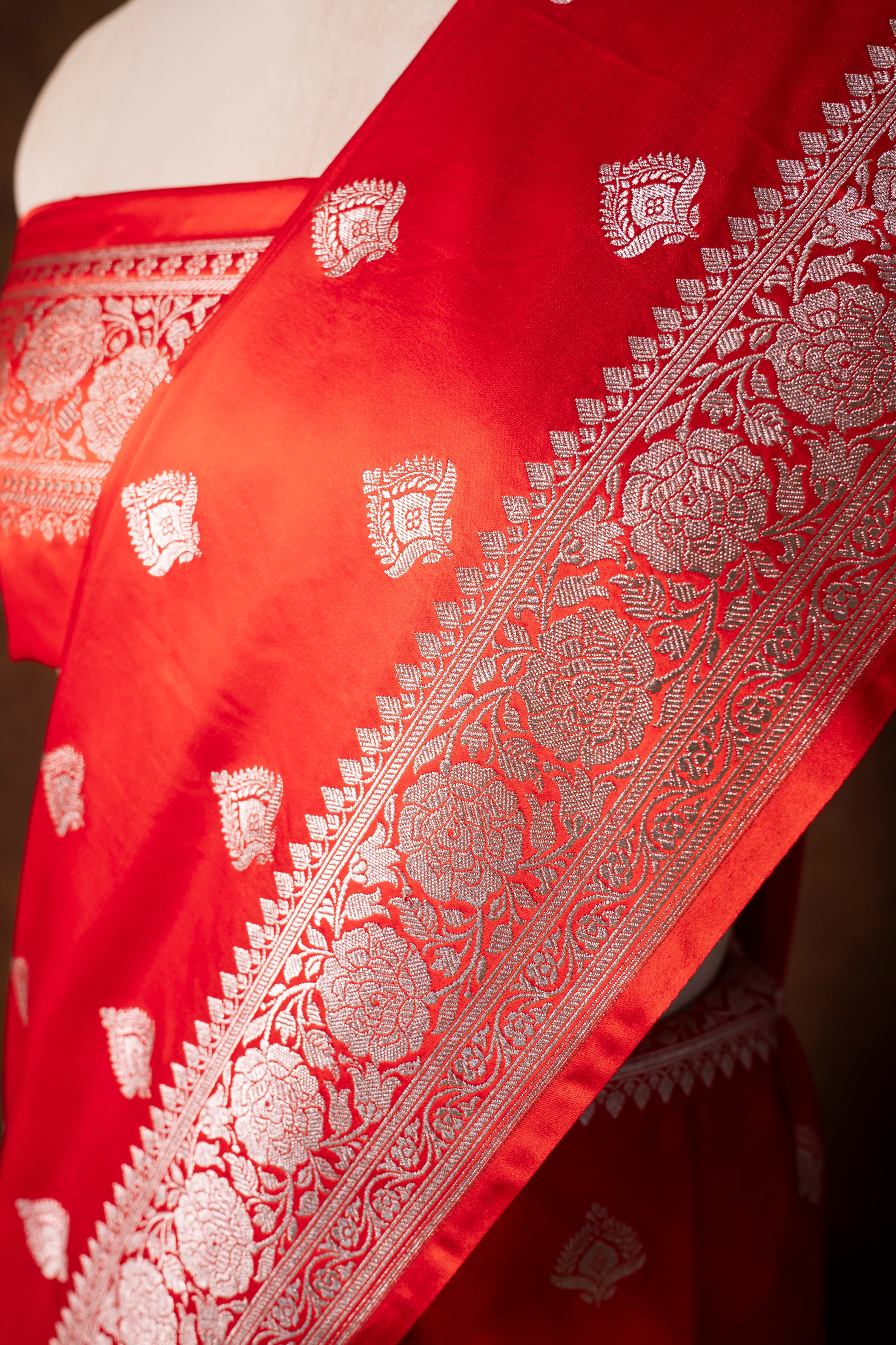 Banarasi Mashru Silk Saree - AMAS3923